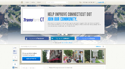 Members of the public can submit ideas at www.TransformCT.org. (Click to visit.)