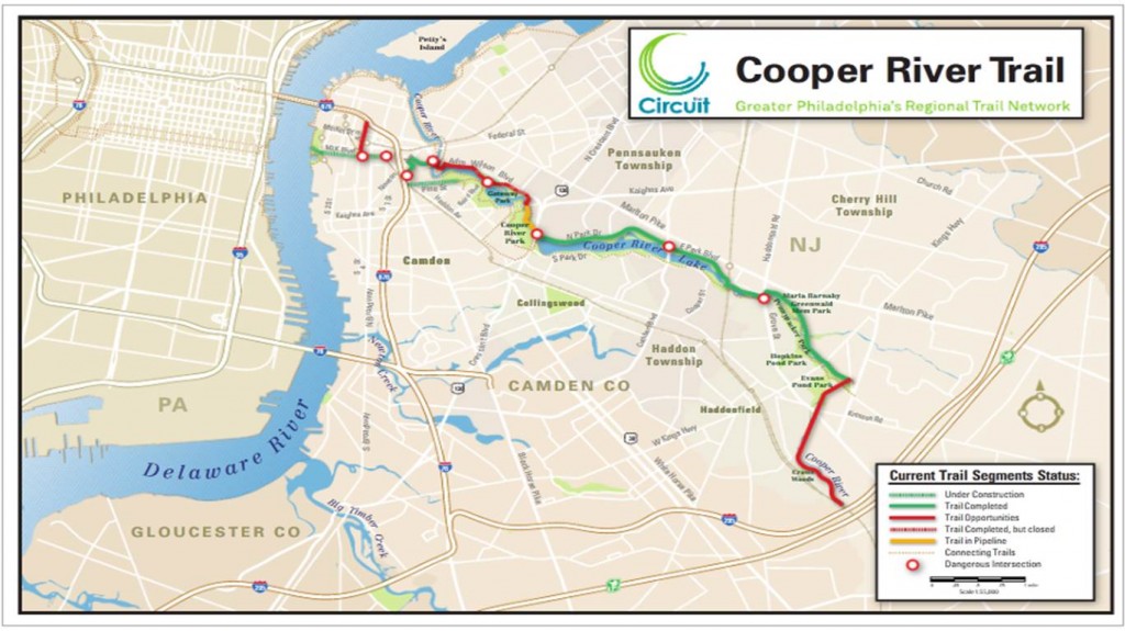 Cooper River Trail Map