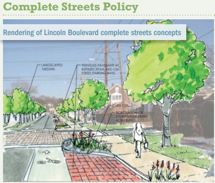 A complete streets policy is one of many initiatives Bridgeport is undertaking to improve environmental sustainability. Click to learn more about BGreen 2020. | Image: City of Bridgeport.