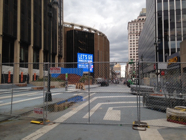 The remains of Penn Station's Plaza33.