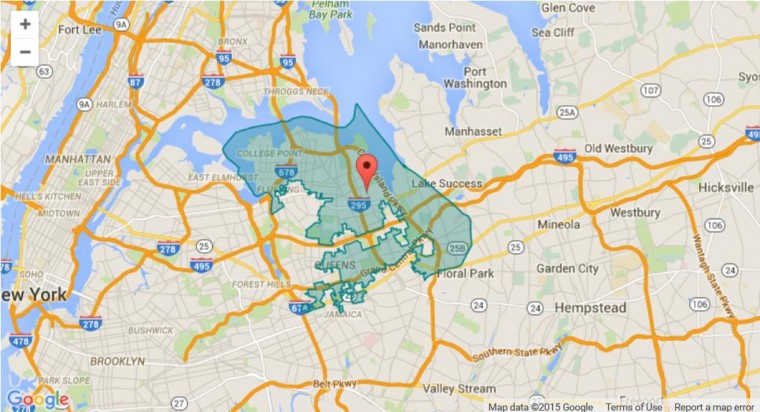 Senatorial district 11 in Queens. (Source: The New York State Senate)