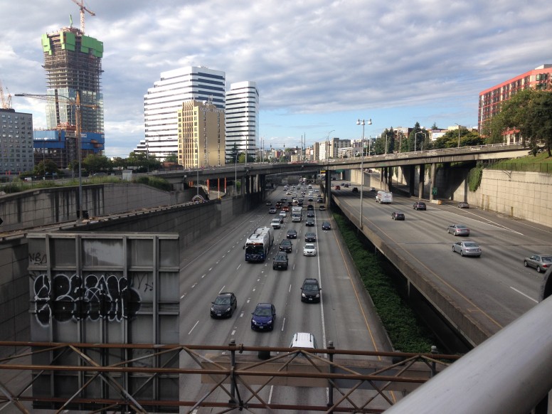 View of I-5 from Pike Street | Photo: Emma Kilkelly/TSTC